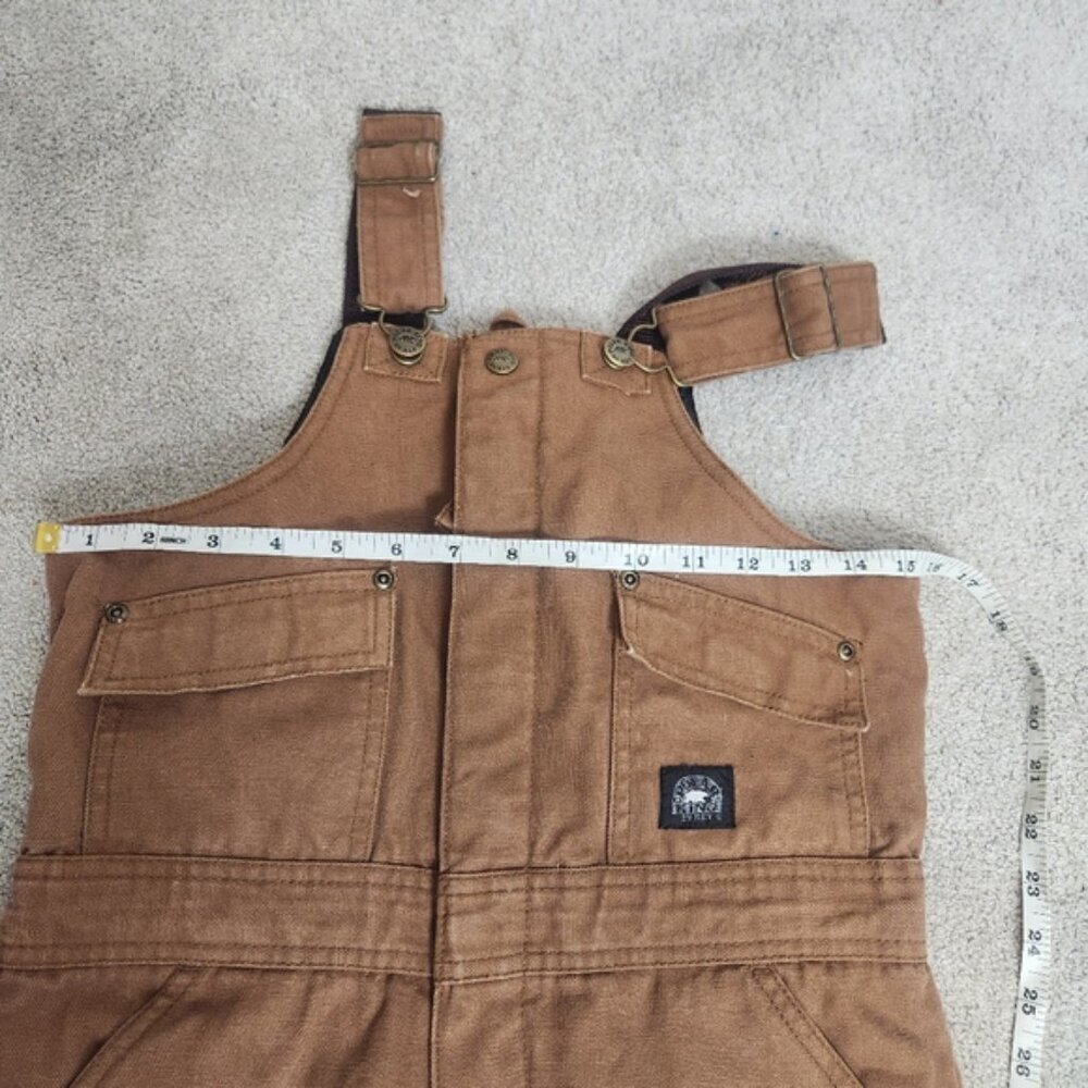 Polar King Saddle Insulated Duck Youth Bib Overalls Youth Size Medium Farm Ranch - Picture 12 of 15